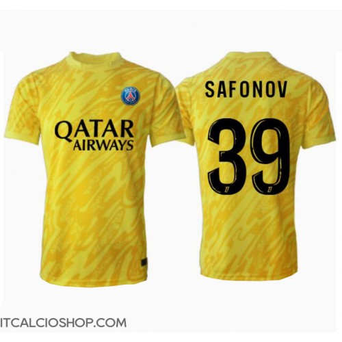 Paris Saint-Germain Matvei Safonov #39 Portiere Terza Maglia 2024-25 Manica Corta
